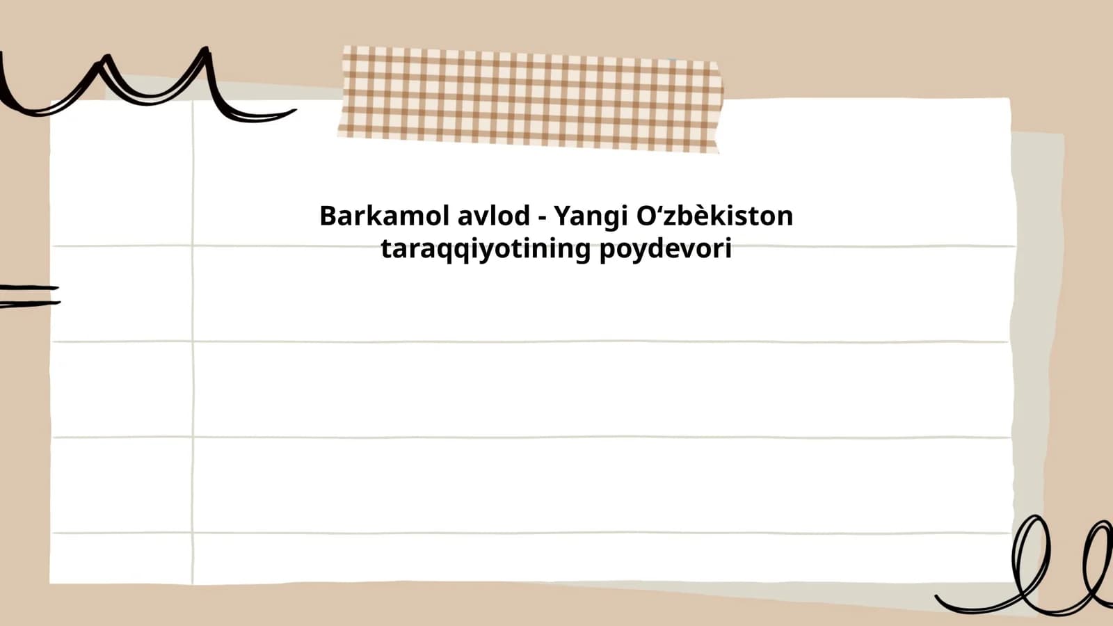 Barkamol avlod - Yangi O‘zbèkiston taraqqiyotining poydevori