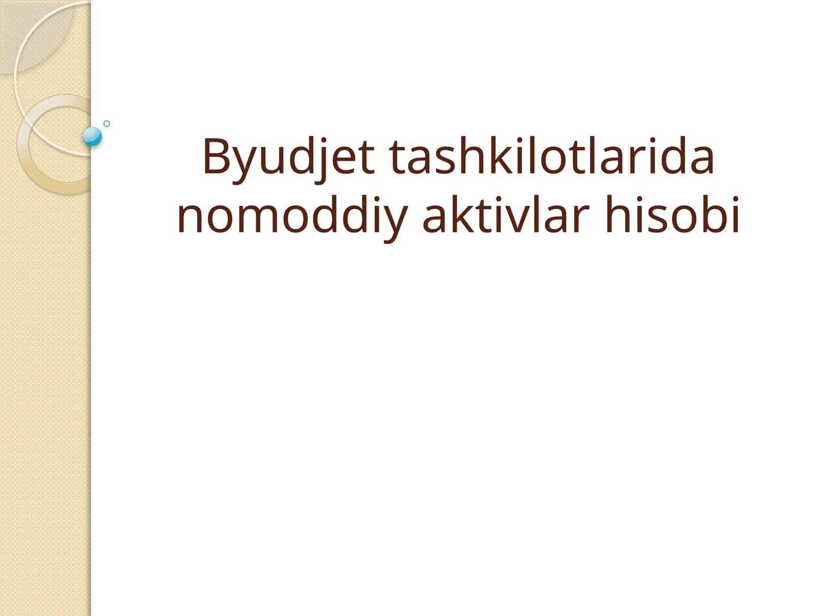 Nomoddiy aktivlar