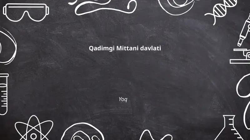 Qadimgi Mittani davlati
