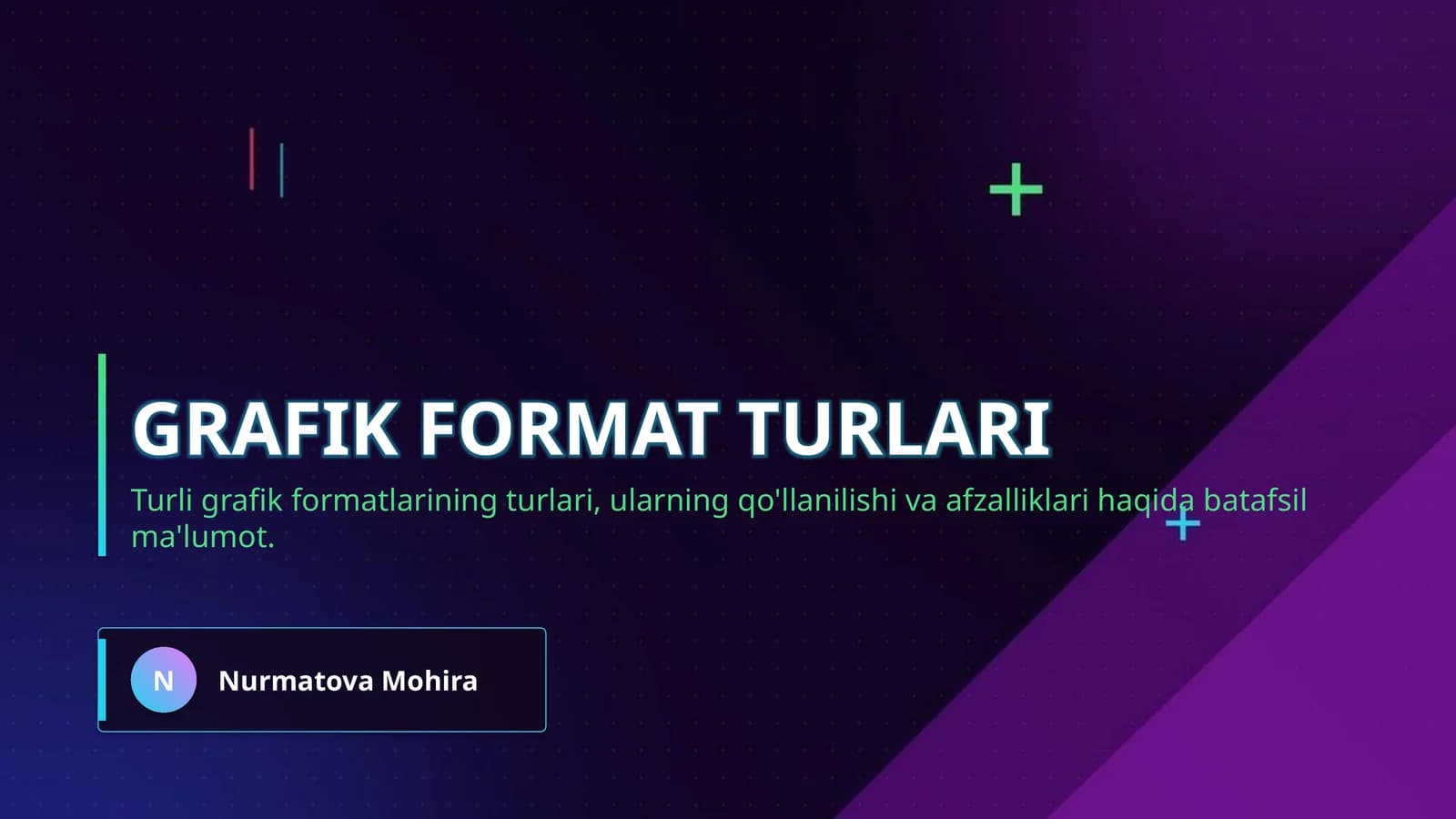 Grafik format turlari