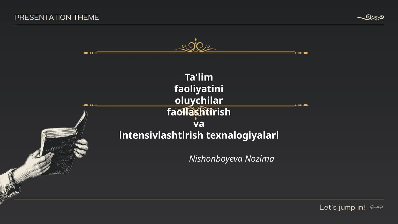 Ta'limda interfaol texnologiyalarning ahamiyati