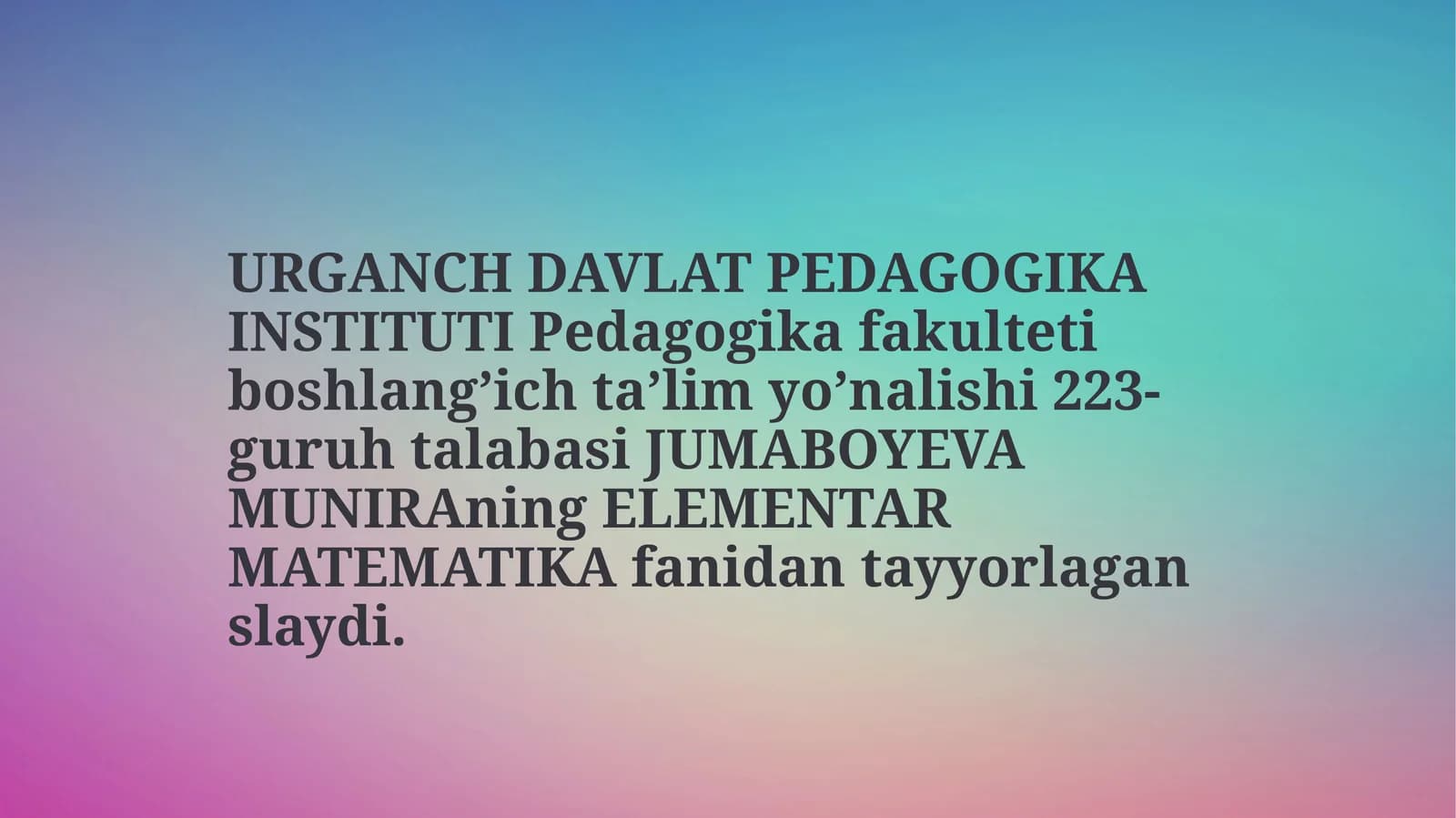 parametrlik chiziqli va kvadrat tenglamalar
