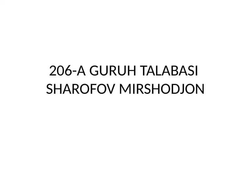 Oziq-ovqat mahsulotlari gigiyenasi va uning ahamiyati