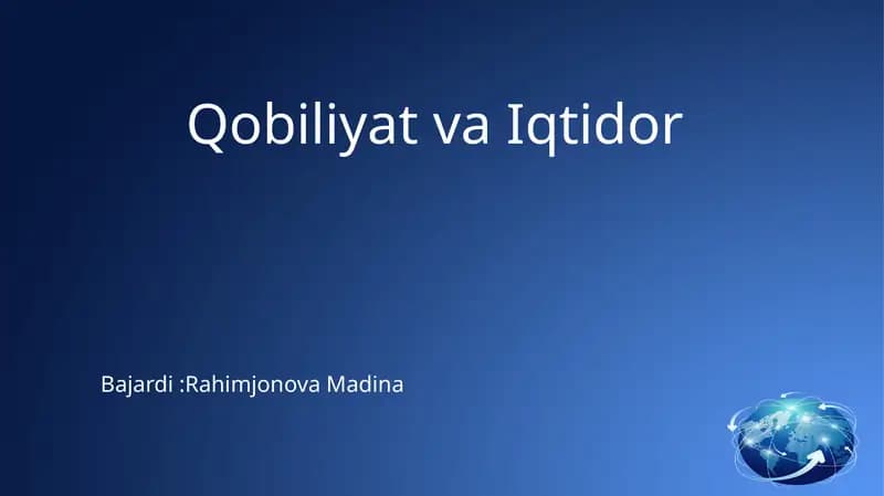 Qobilyat va iqtidor