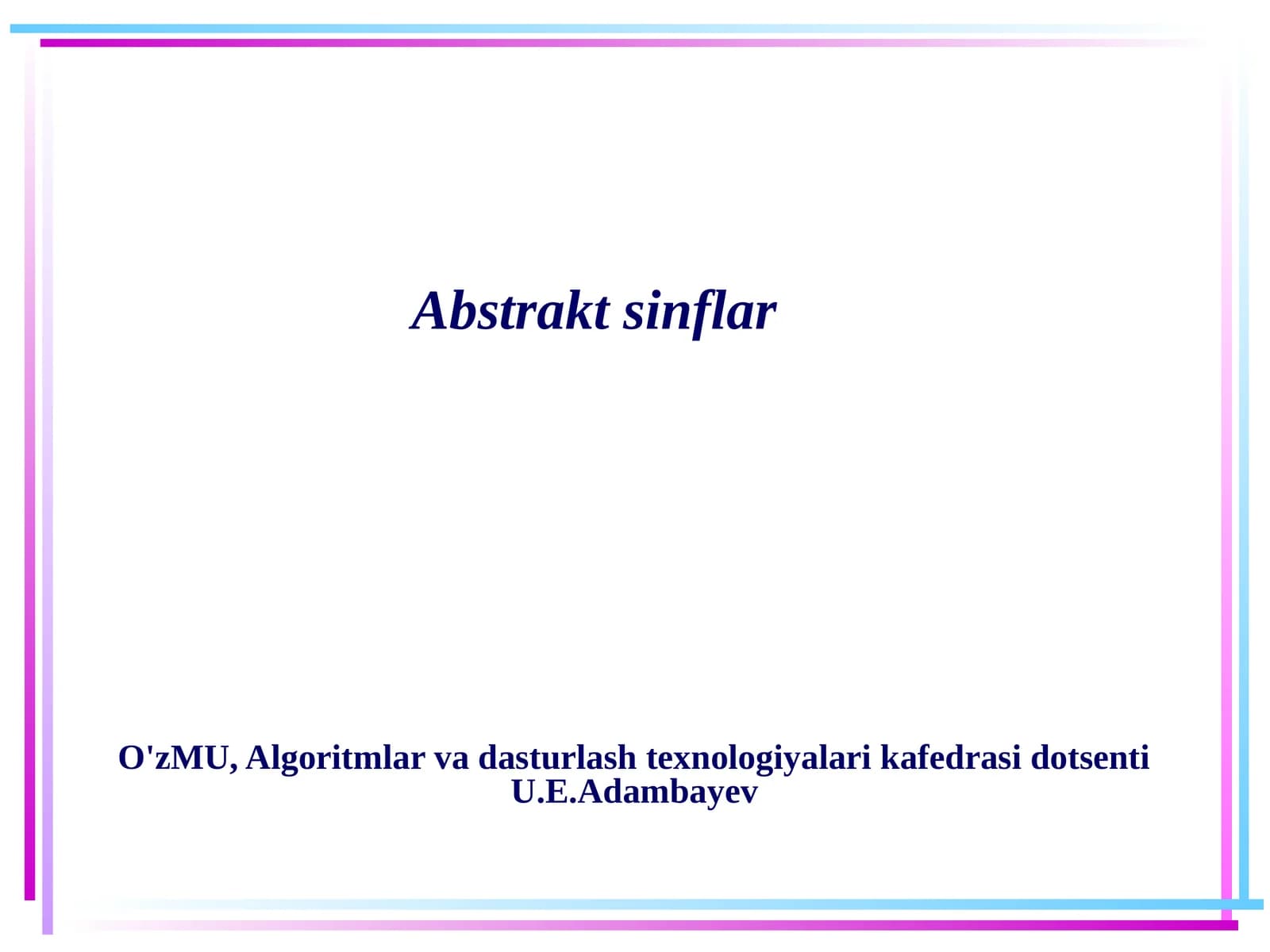 Abstraktsinflar