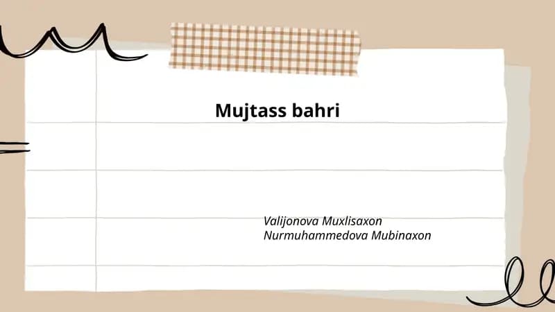 Mujtass bahri
