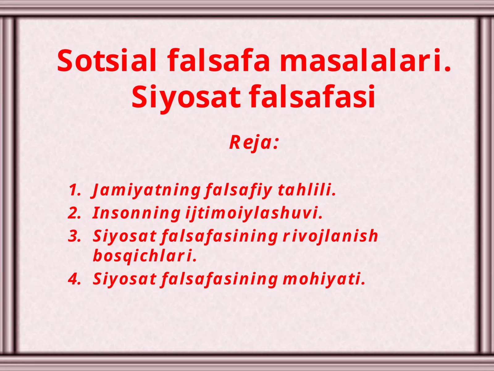 Siyosat falsafasi