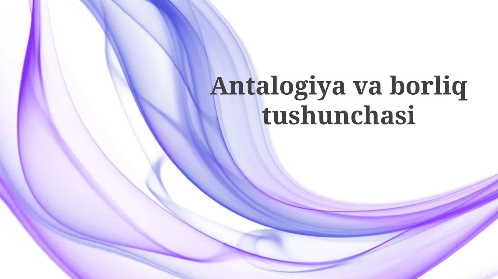 Analogiyavab orliq tushunchasi