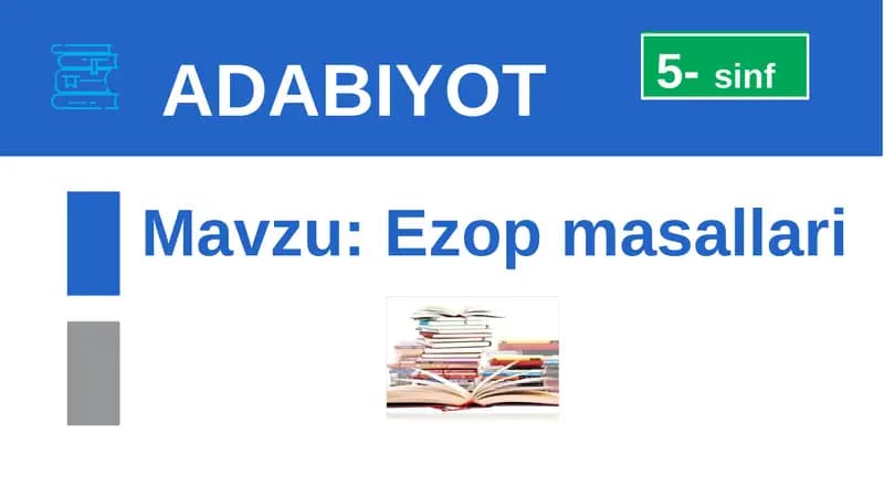 Ezopmasallari