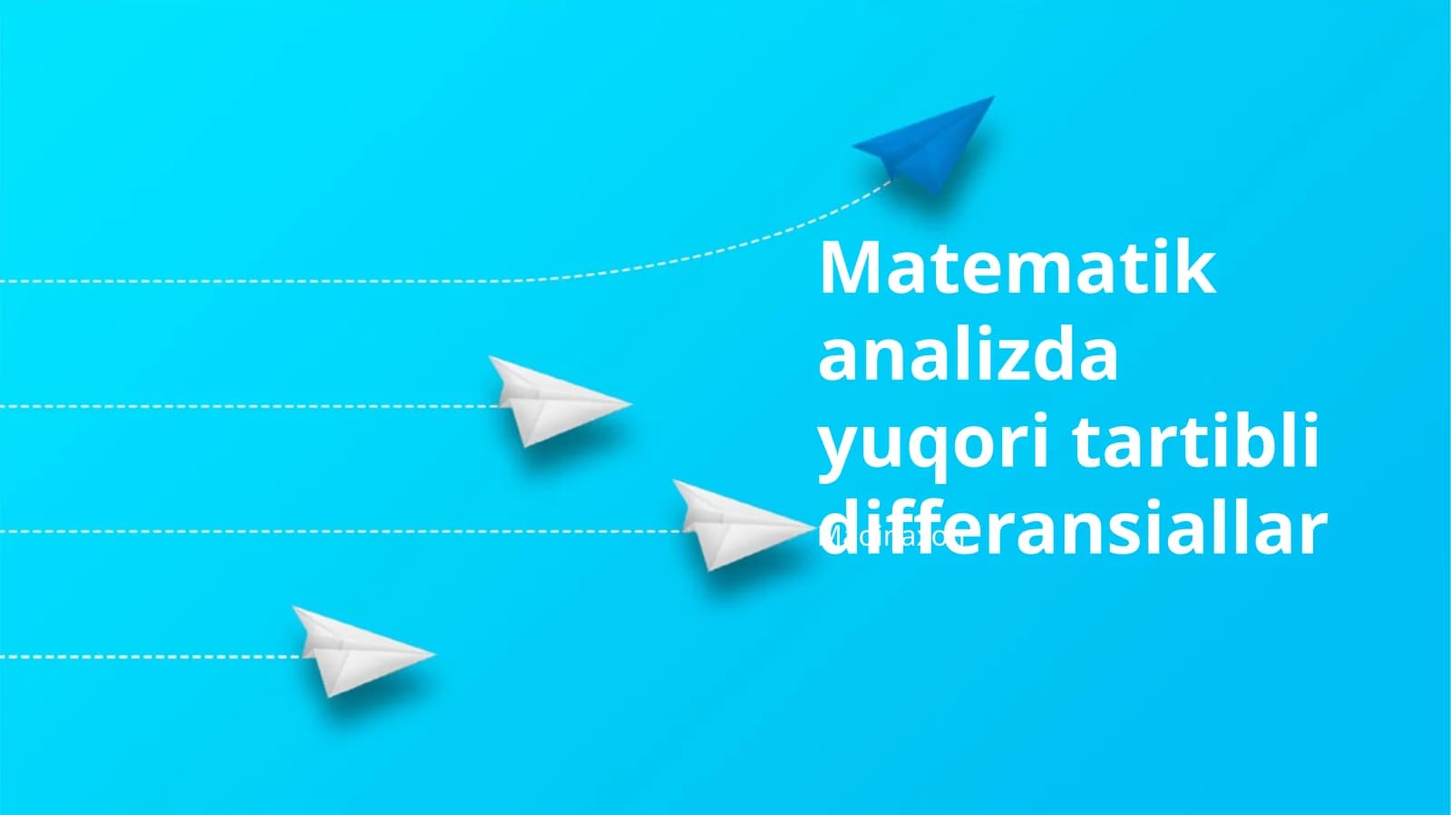 Yuqori tartibli differansiallar