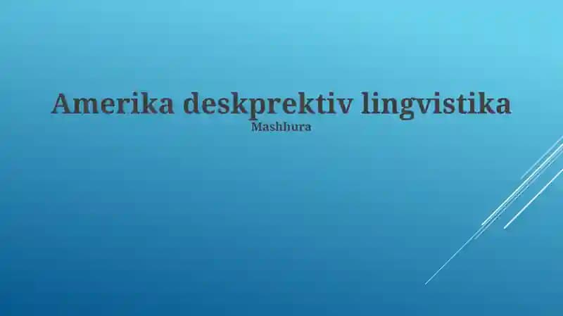 AQShda Til va Kimlik