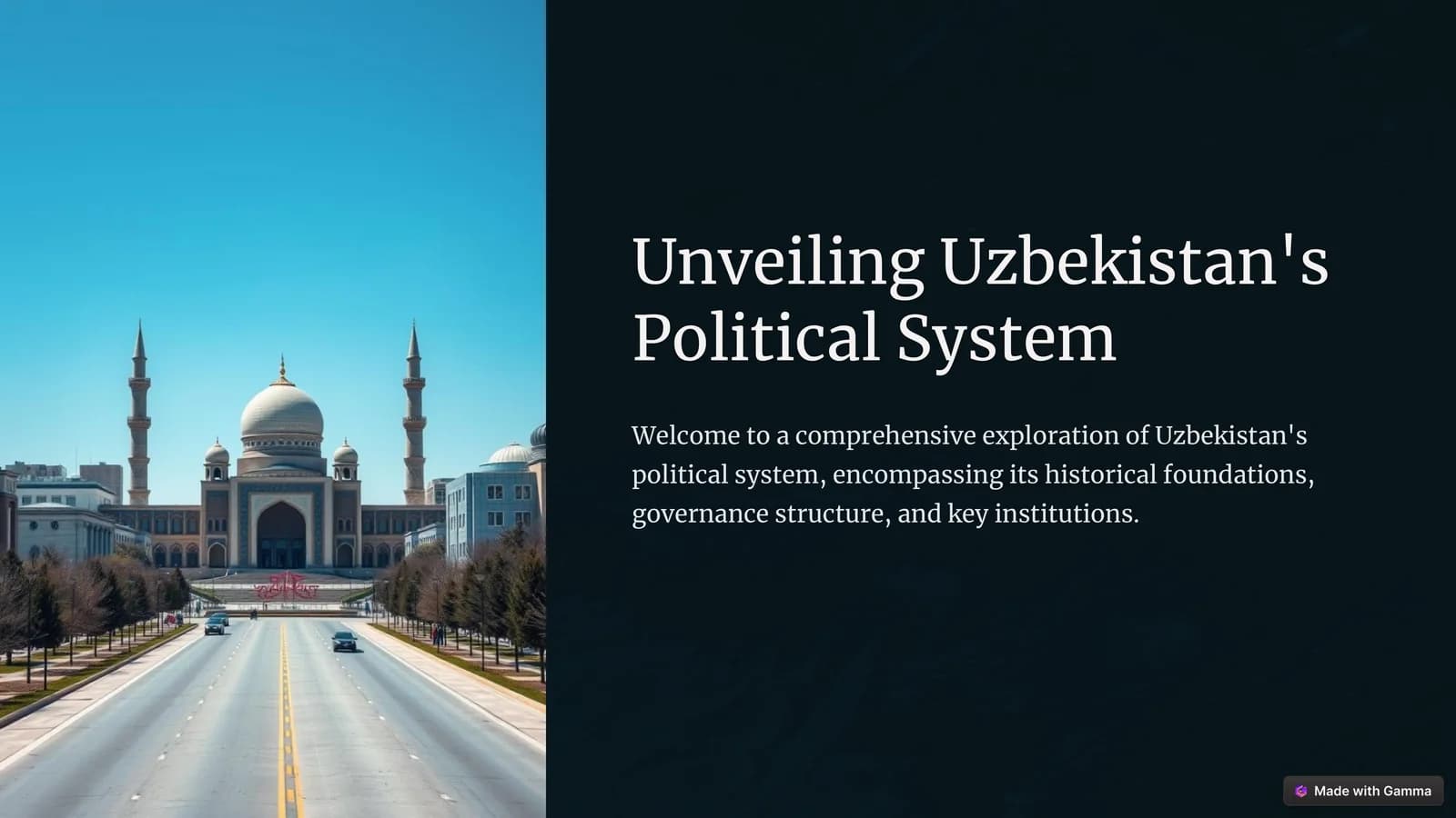Unveiling Uzbekistan's Political System