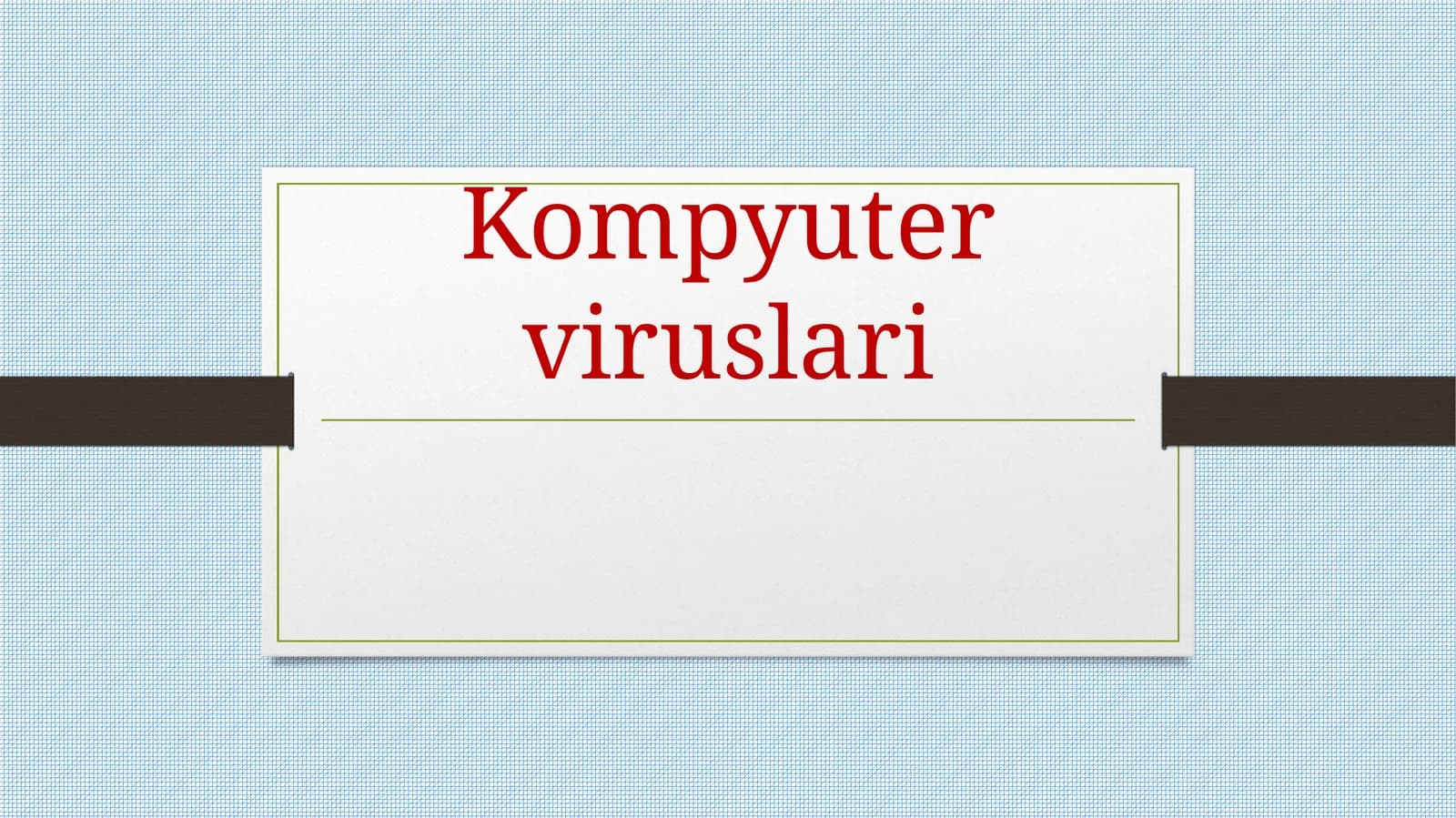 Kompyuter viruslari