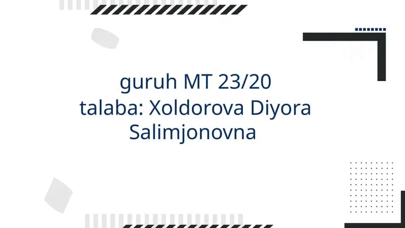 Harakatli O'yinlar Metodik Tasnifi