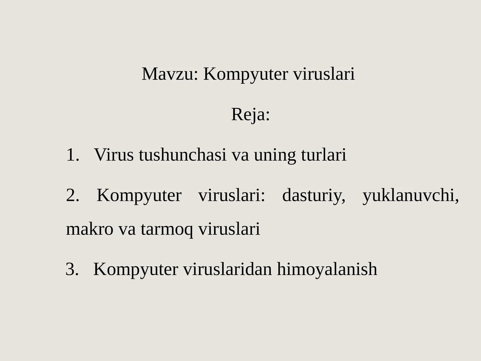 Kompyuter viruslari