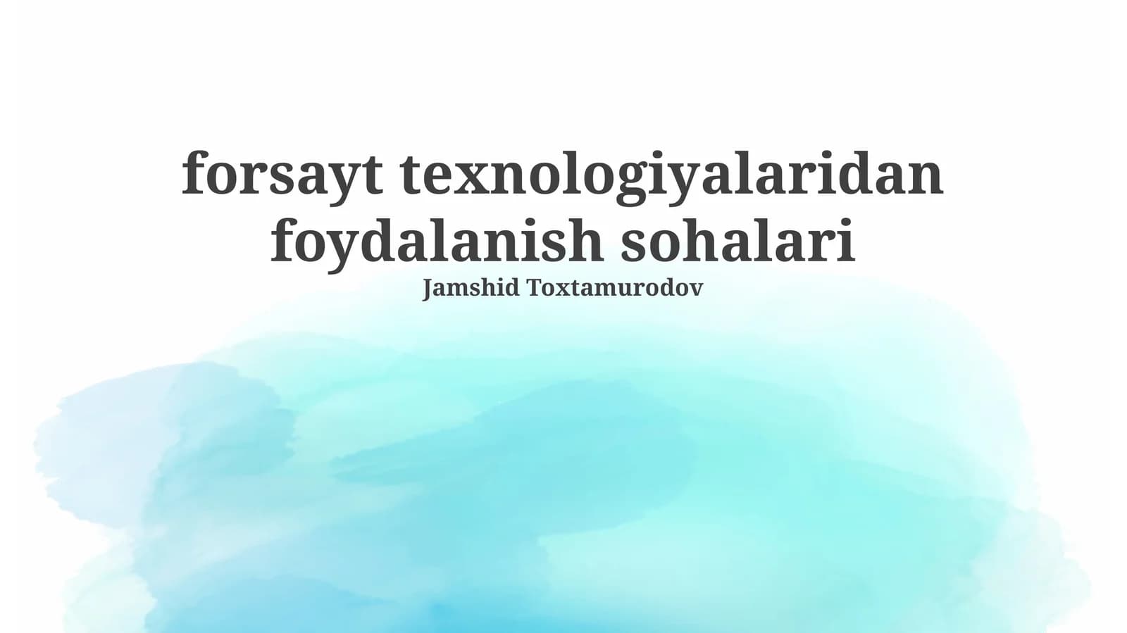 foresight texnologiyalaridan foydalanish sohalari