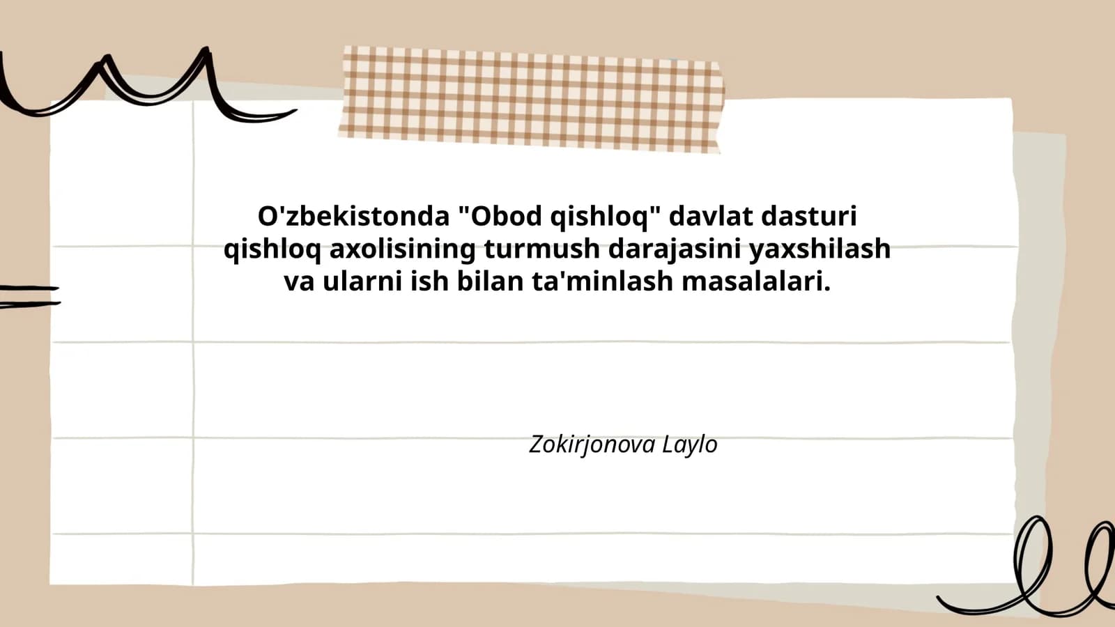 Obod qishloq dasturi