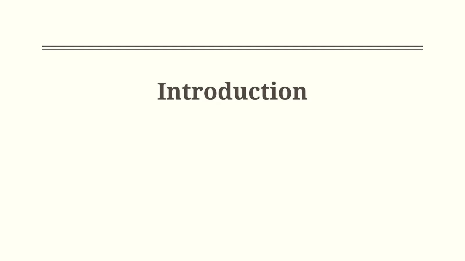 Introduction