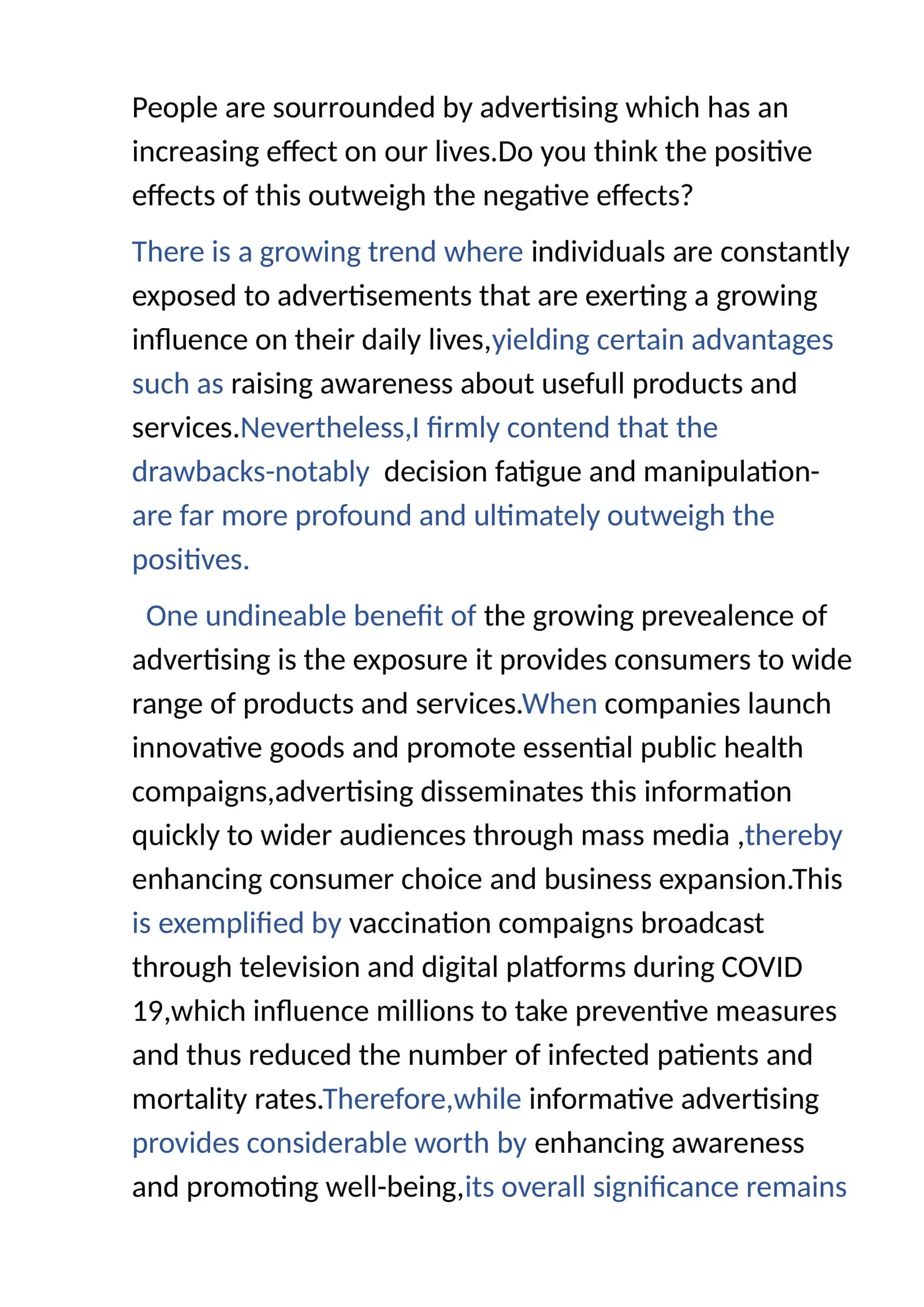 The Influence of Advertising on Our Lives