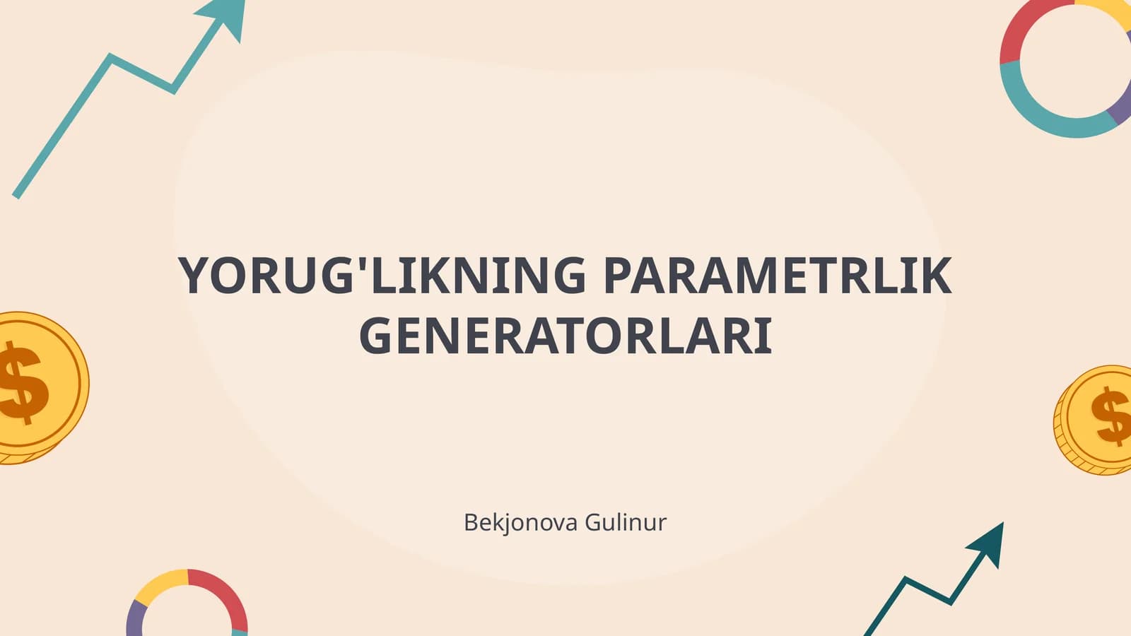 YORUG'LIKNING PARAMETRLIK GENERATORLARI