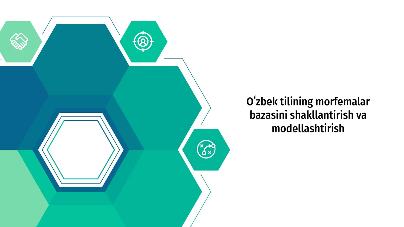 Oʻzbek tilining morfemalar bazasini shakllantirish va modellashtirish