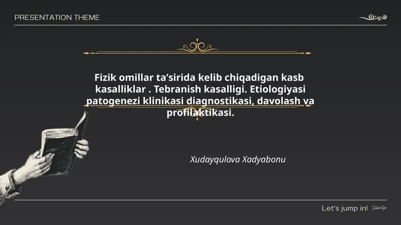 Tebranish kasalligi