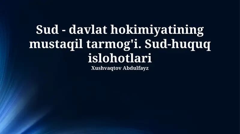 Sud tizimi