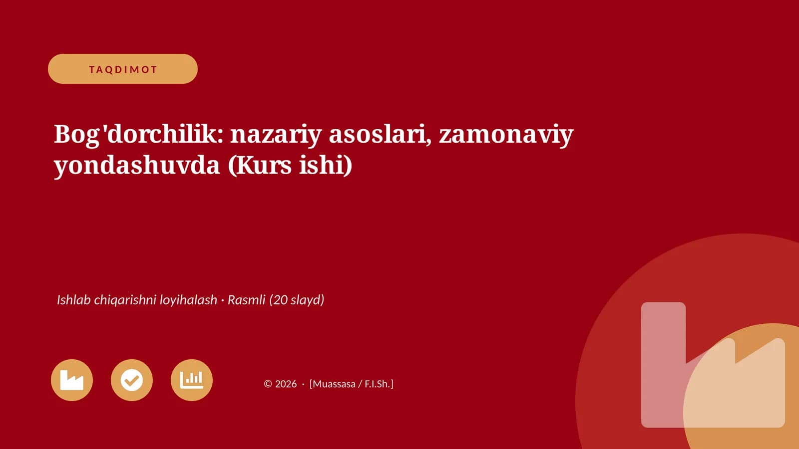 Bog'dorchilik: nazariy asoslari, zamonaviy yondashuvda