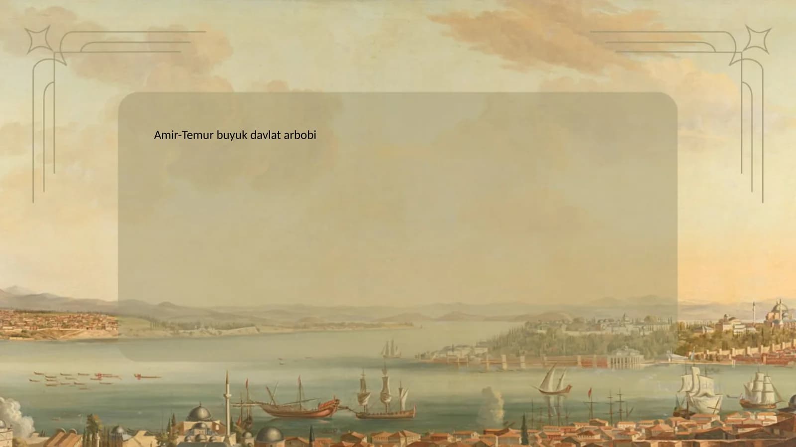 Amir-Temur buyuk davlat arbobi