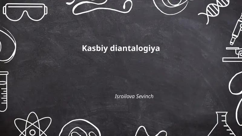 Kasbiy diantalogiya