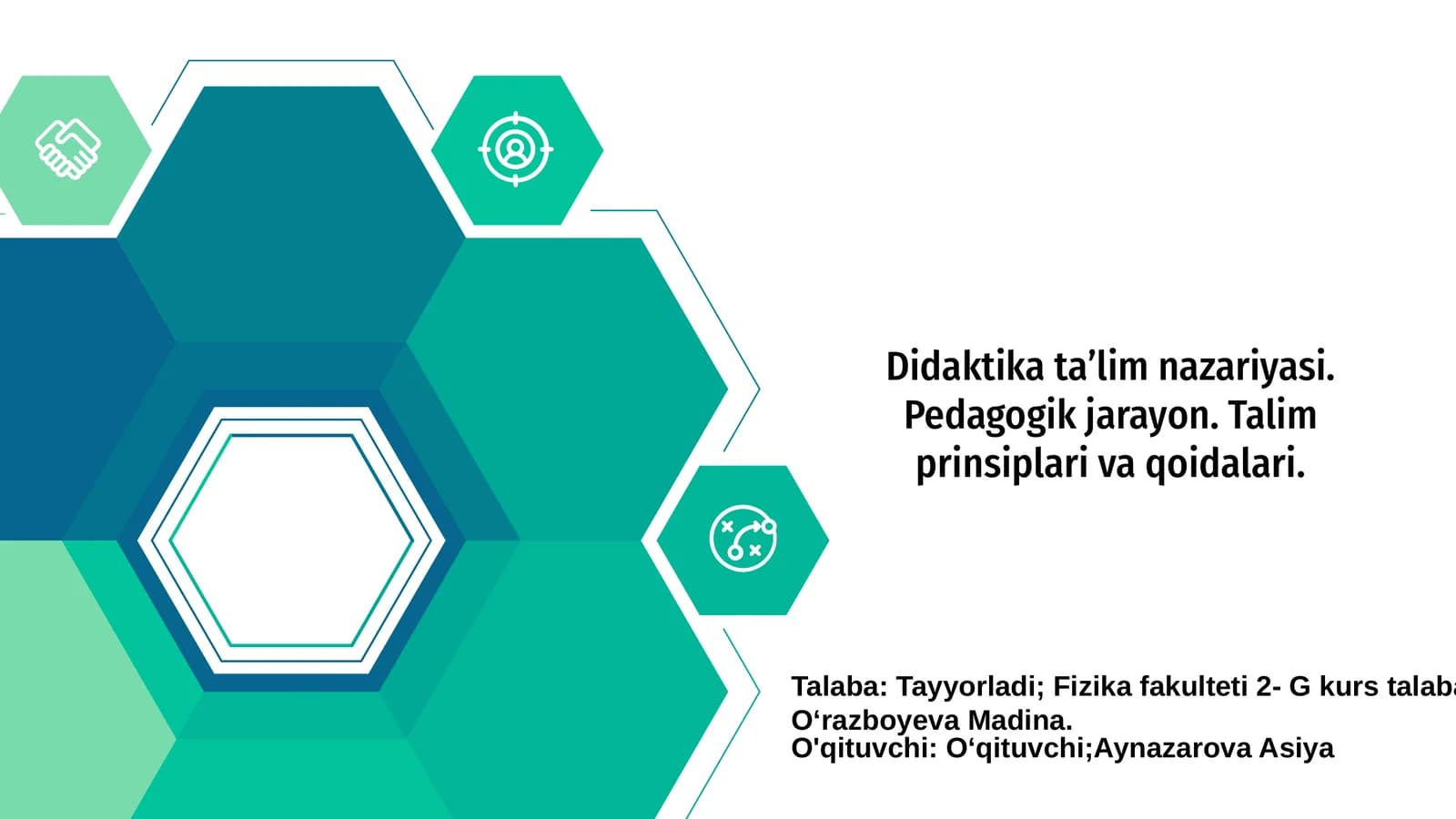 Didaktika taʼlim nazariyasi