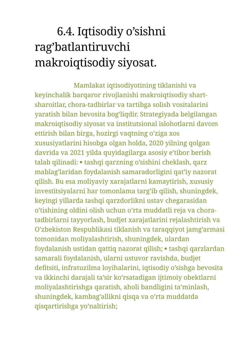 Makroiqtisodiy siyosat