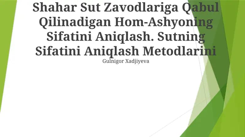 Mеtоdlаrini Gulnigor Xadjiyeva