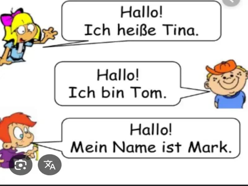 Sich vorstellen auf Deutsch