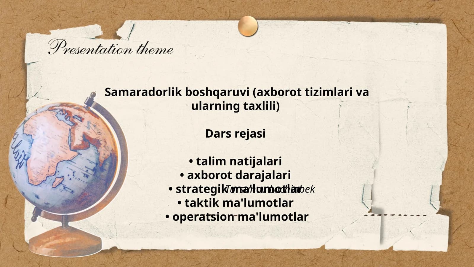 Samaradorlik boshqaruvi