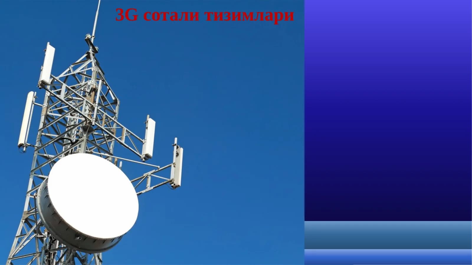 3Gсотали тизимлари