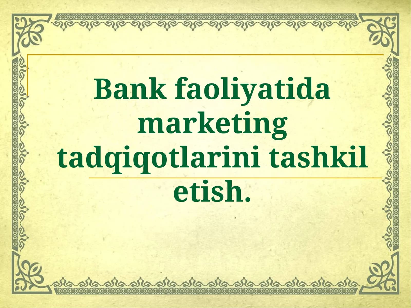 Bank marketingi