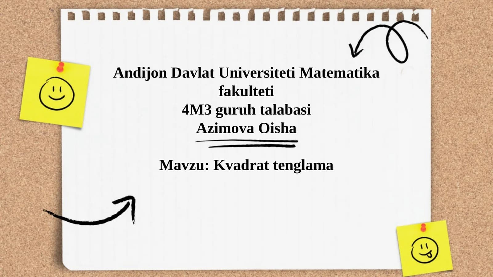 Kvadrat tenglama