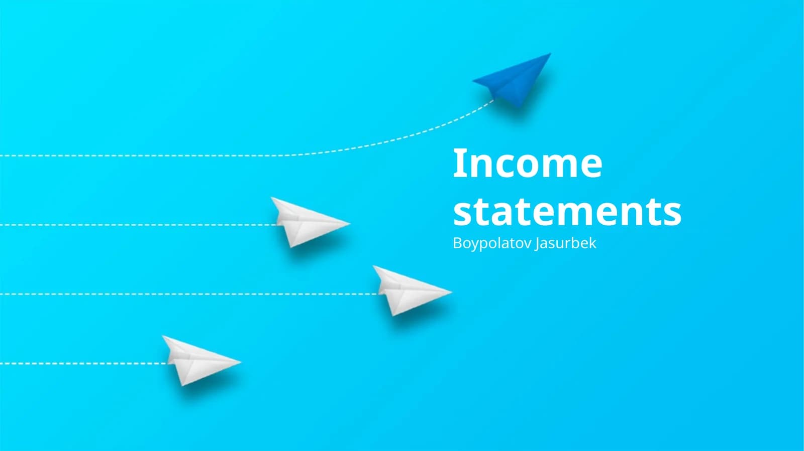 Income statements