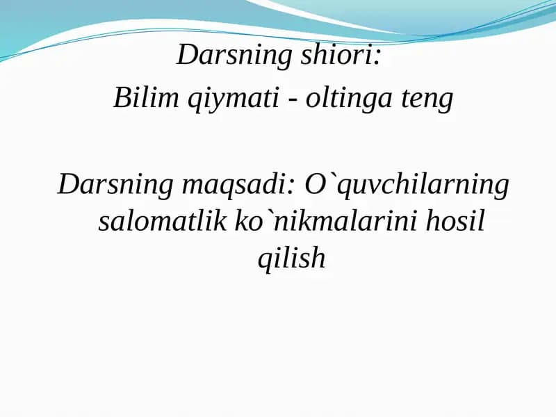 Bilim qiymati-oltingateng