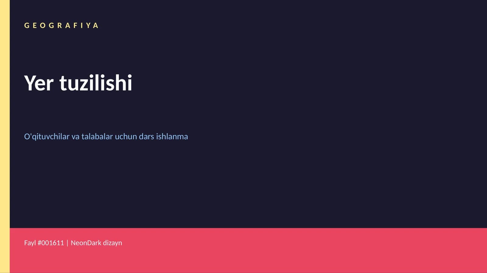 Yer tuzilishi
