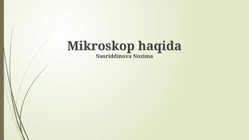 Mikroskop