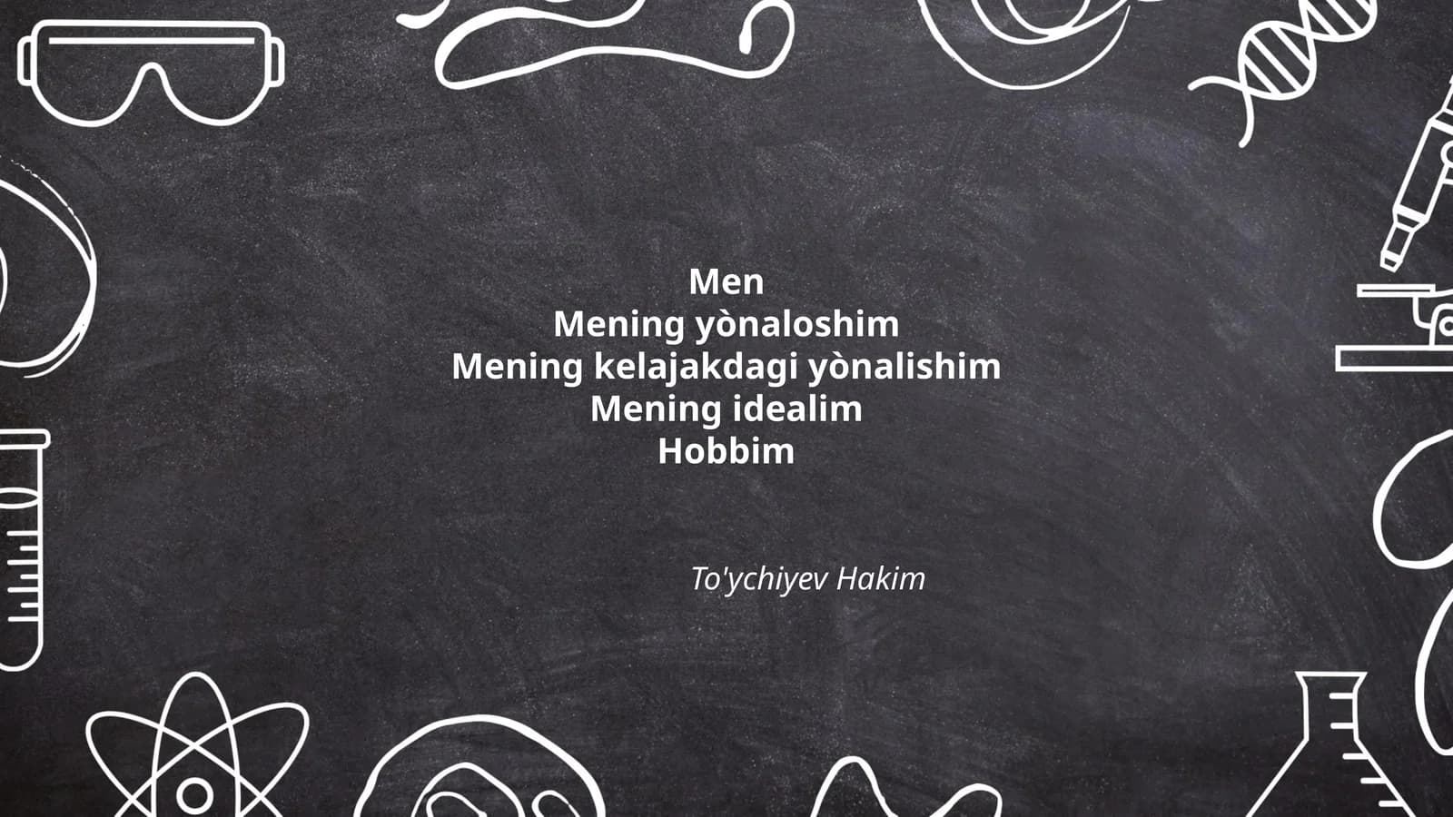 Mening shaxsiy taraqqiyotim