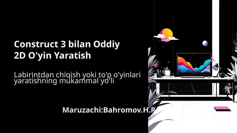Construct-3-bilan-Oddiy-2D-Oyin-Yaratish