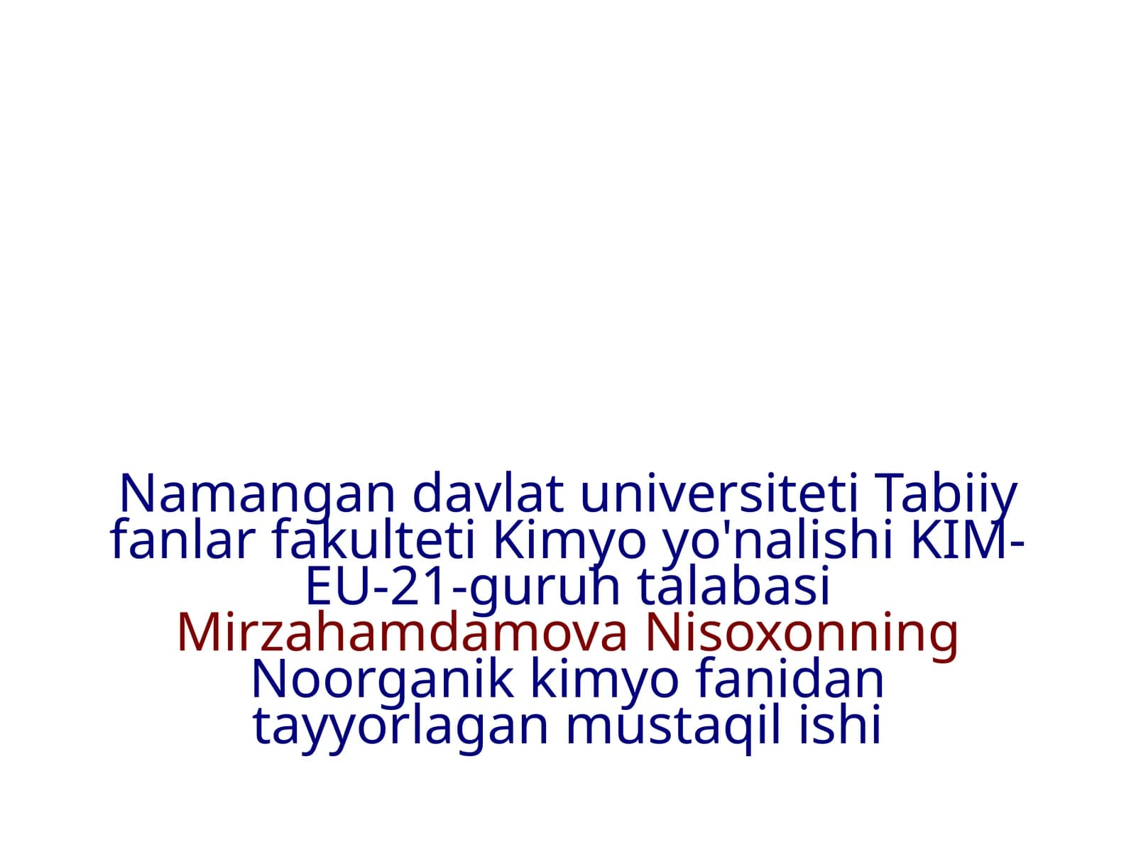 Metallarning korroziyasi va ularqa qarash usullari