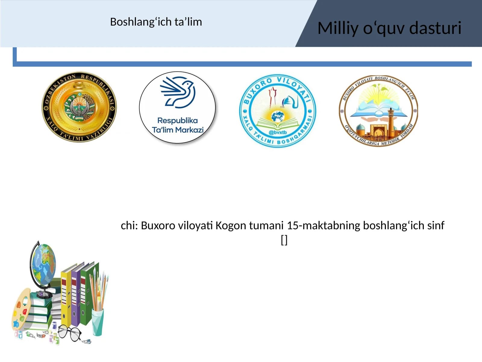 Milliy o‘quv dasturi