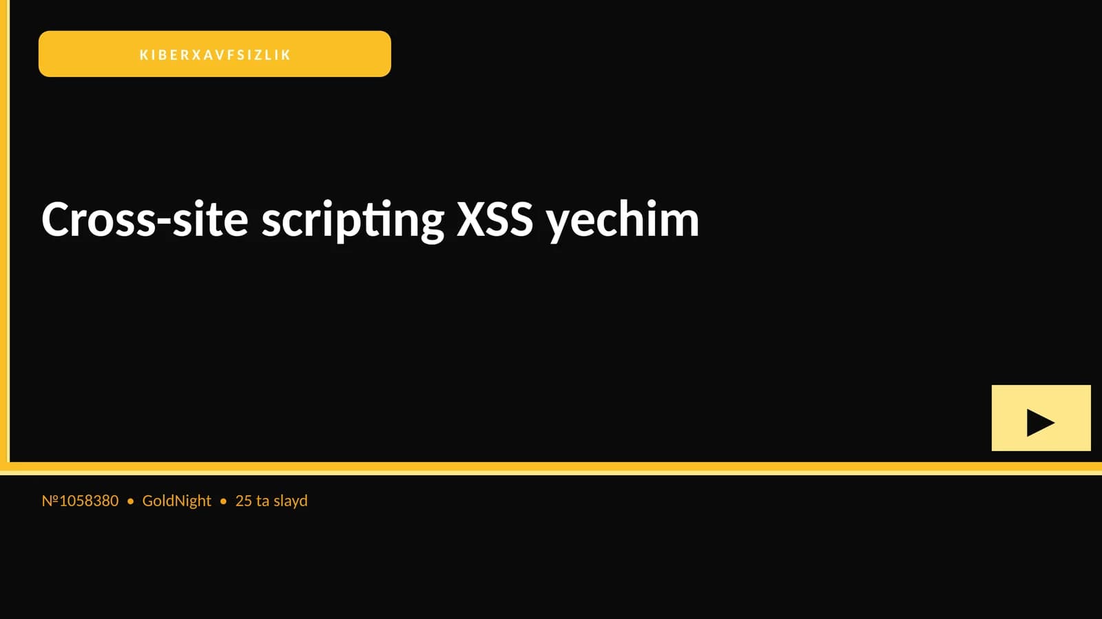 KIBERXAVFSIZLIK
