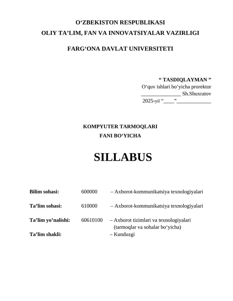 Kompyuter Tarmoqlari