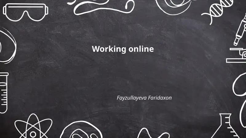 Working Online