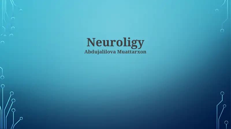 Neuroligiya